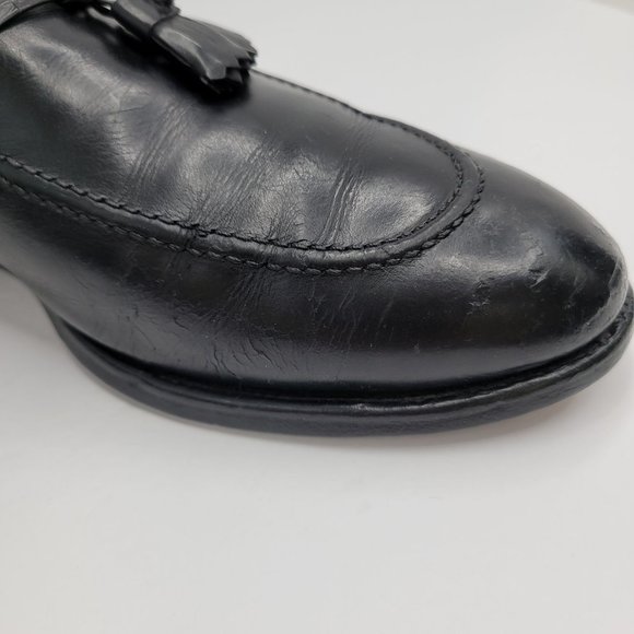 Allen Edmonds Saratoga 8703 Black Leather Loafers Men's Dress Shoes US Size 12A - Picture 9 of 11